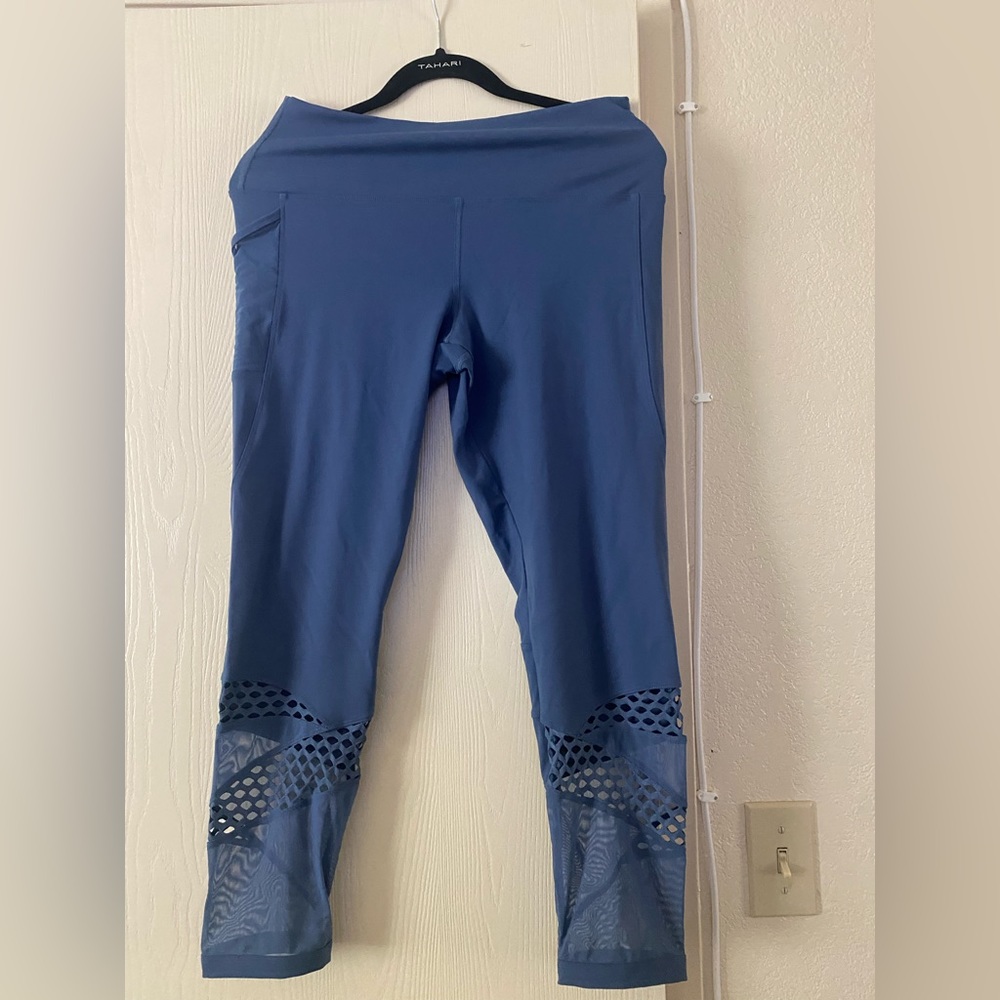 Pink Victoria’s Secret Ultimate High Waisted Leggings 7/8 |Color: Blue | Size: L